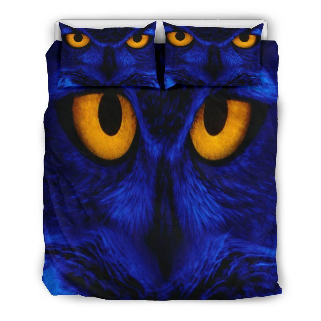 Blue Owl Bedding Set