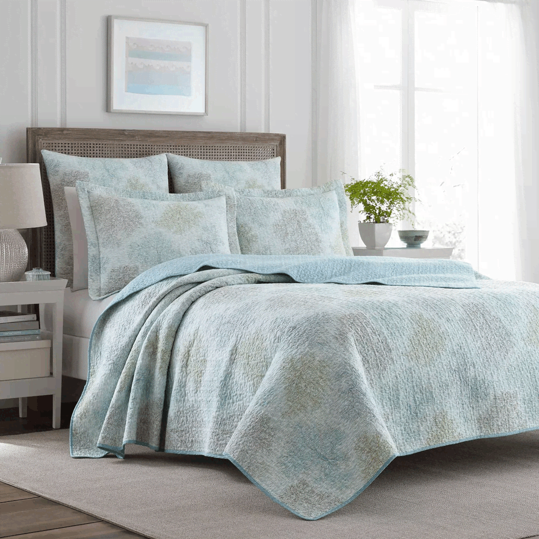 Blue Saltwater Bedding Set