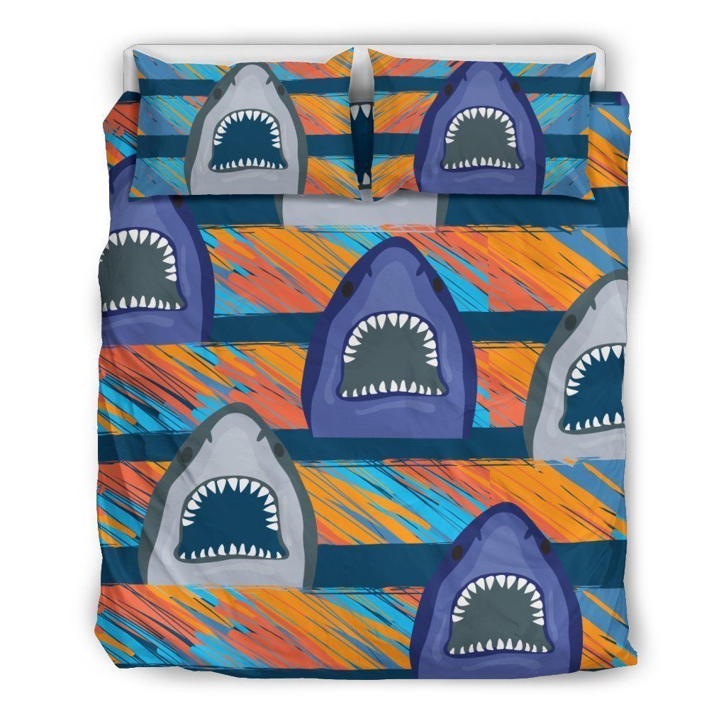 Blue Shark Bedding Set