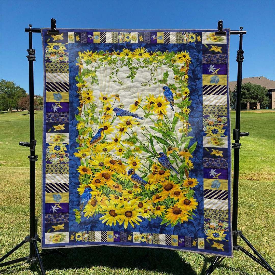 Bluebirdandflower TD2809100 Quilt Blanket