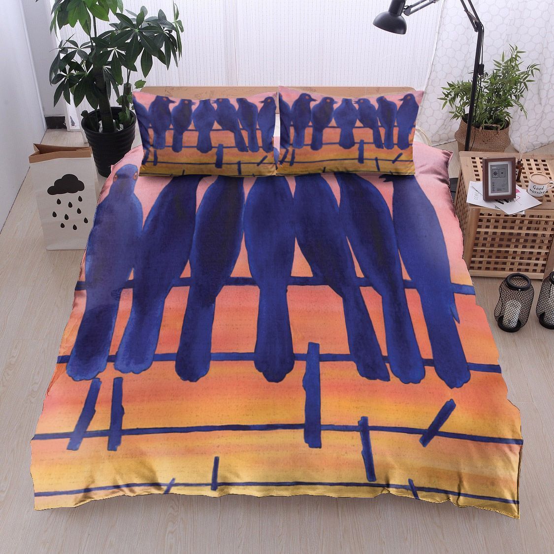 Bluebirds Bedding Set