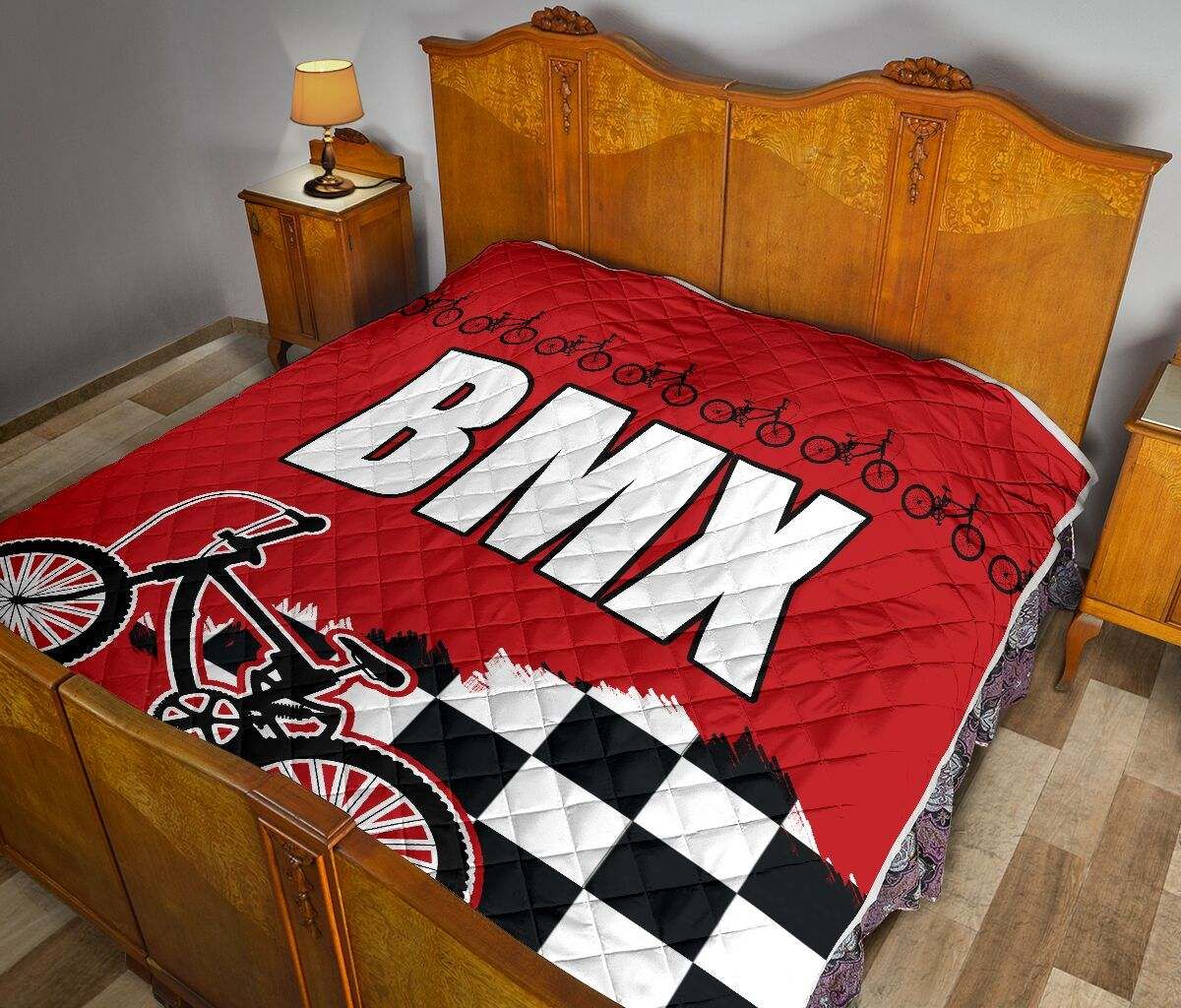 BMX FLAG RED QUILT DHC281111090DD