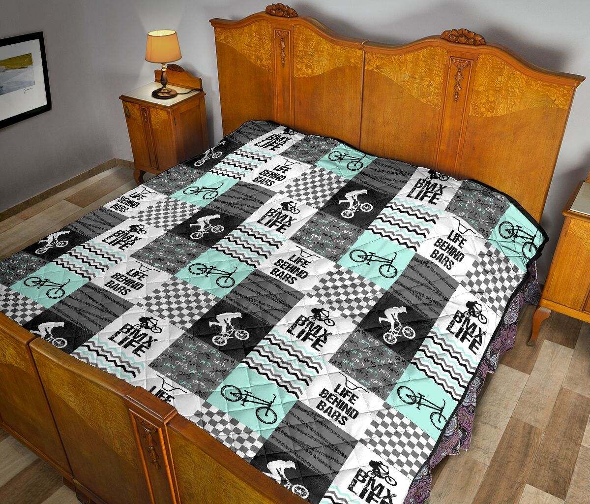 BMX LIFE MK PATTERN QUILT DHC281111070DD