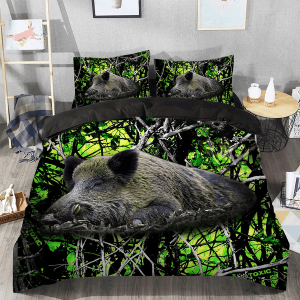 Boar Green Bedding Set