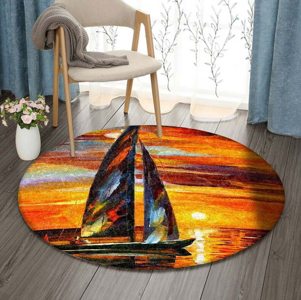 Boat Round Carpet