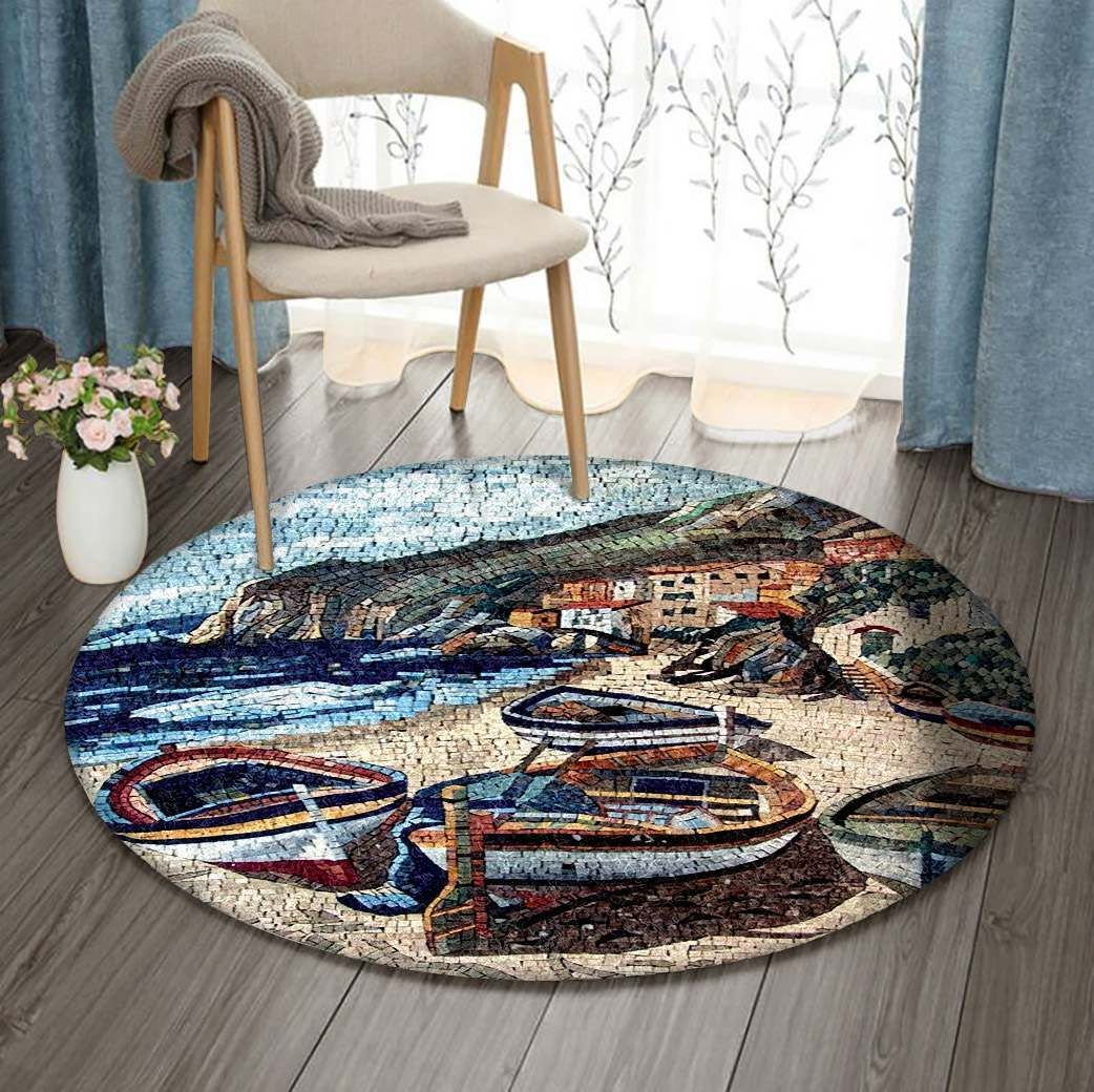 Boat Round Carpet