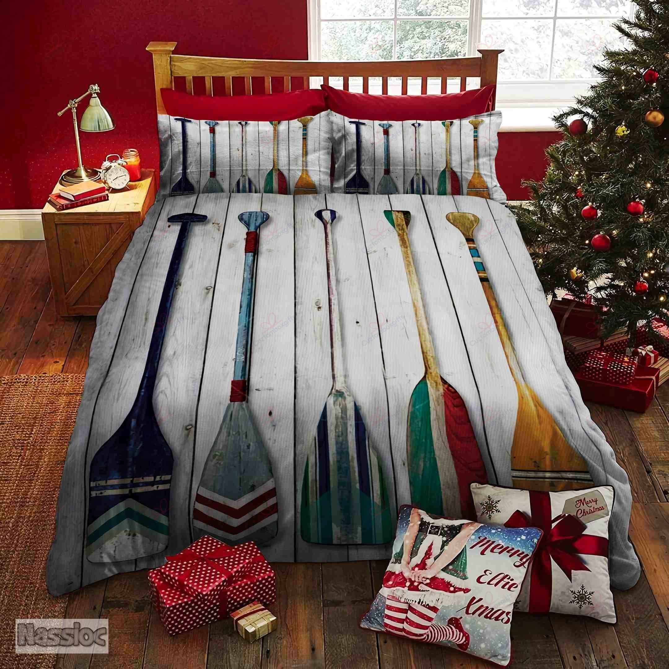 Boat Paddles Bedding Set