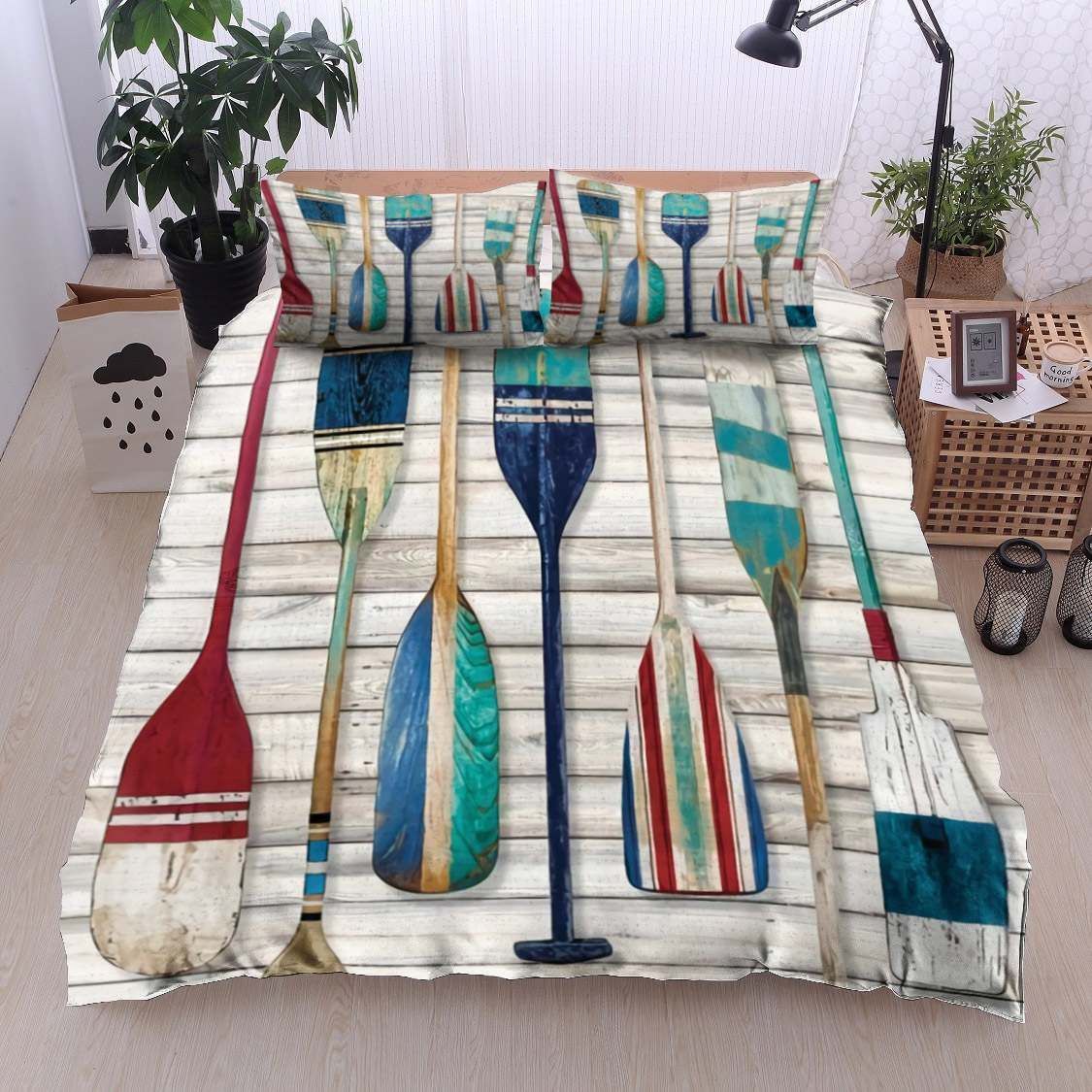 Boat Paddles Bedding Set