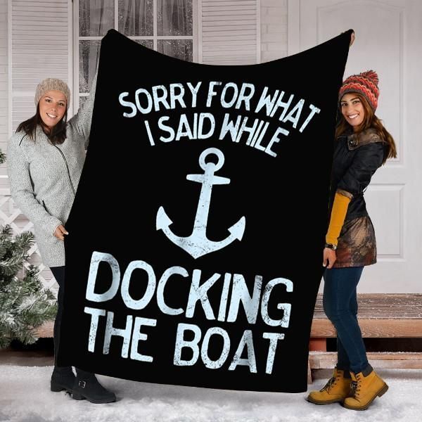 Boating Sherpa Fleece Blanket