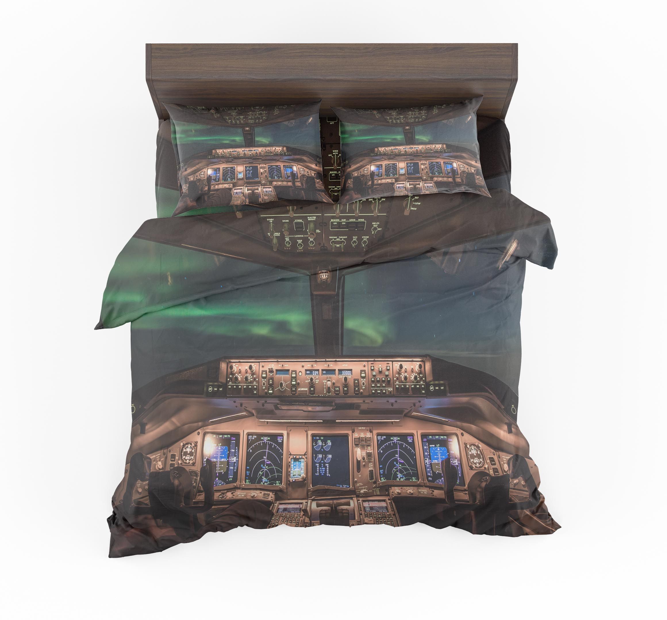 Boeing 777 Cockpit Designed Bedding Set