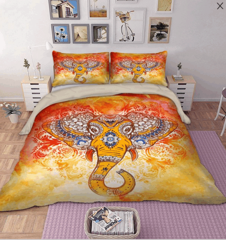 Bohemia Elephant Bedding Set