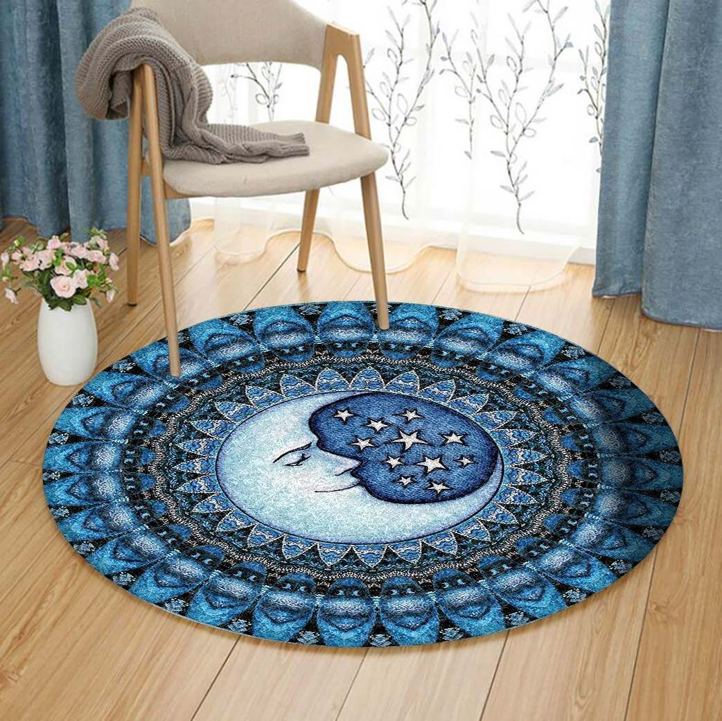 Bohemian Moon Round Carpet