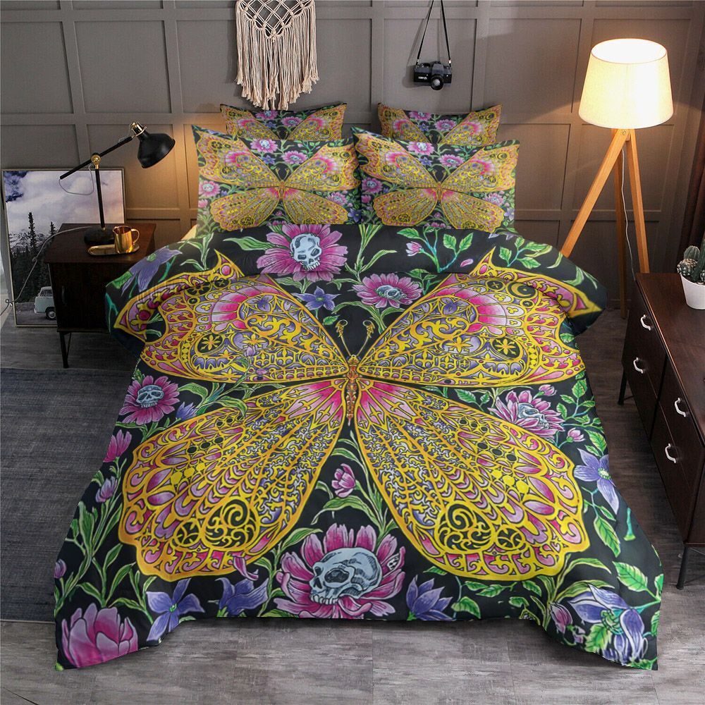 Bohemian Butterfly Bedding Set