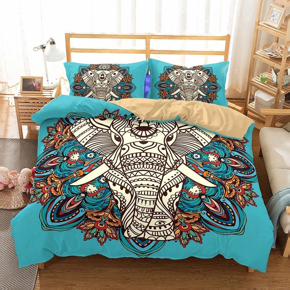 Bohemian Elephant Bedding Set