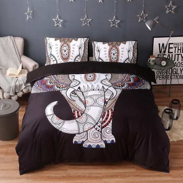 Bohemian Elephant Bedding Set