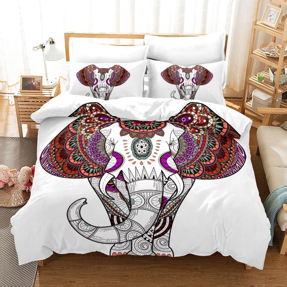 Bohemian Elephant Bedding Set