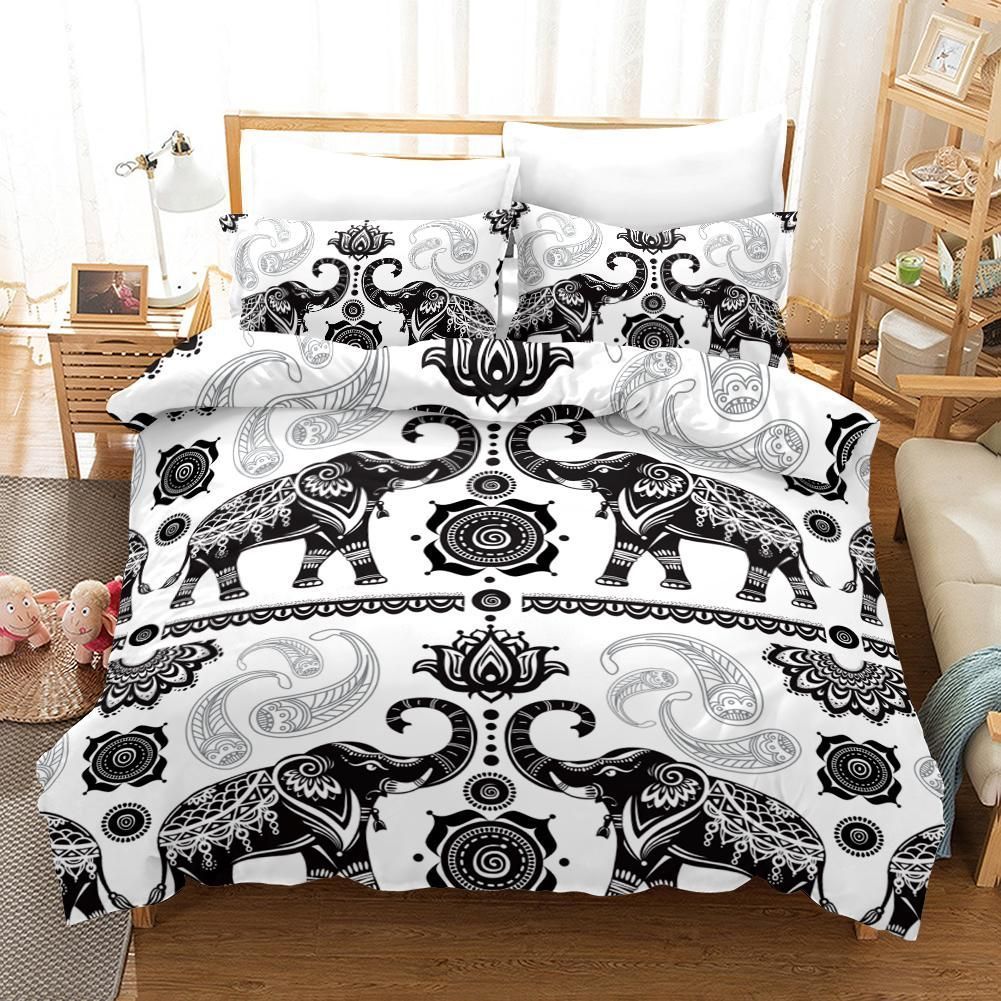 Bohemian Elephant Bedding Set