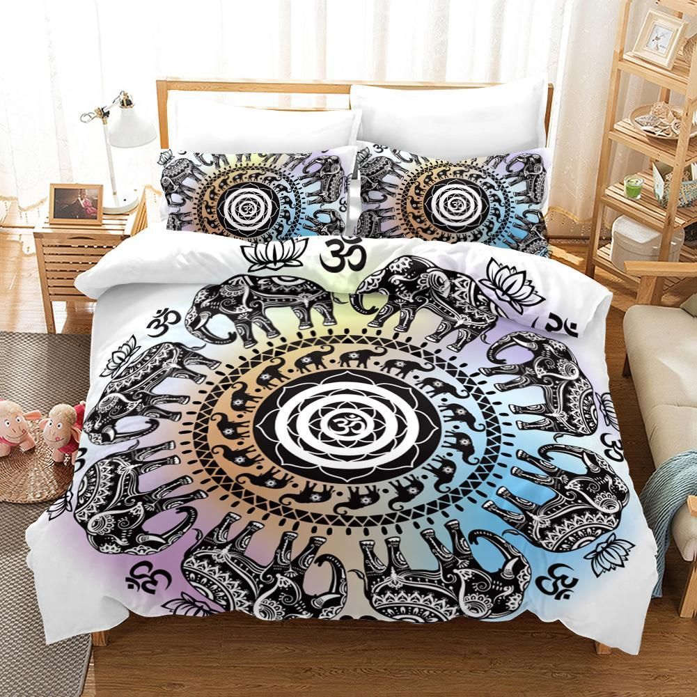 Bohemian Elephant Bedding Set