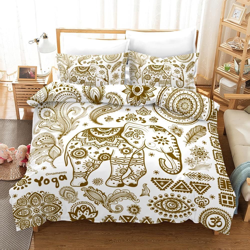 Bohemian Elephant Bedding Set