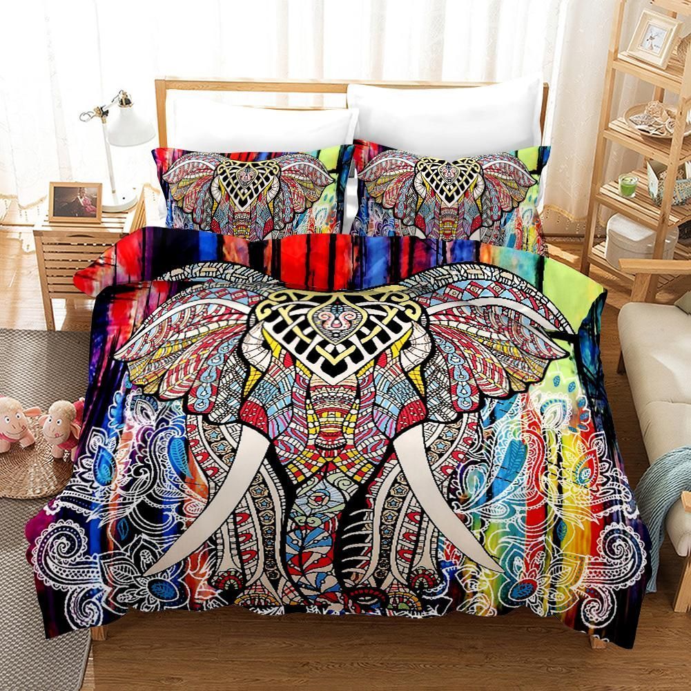 Bohemian Elephant Bedding Set