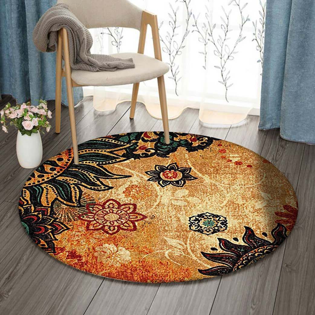 Bohemian Round Carpet