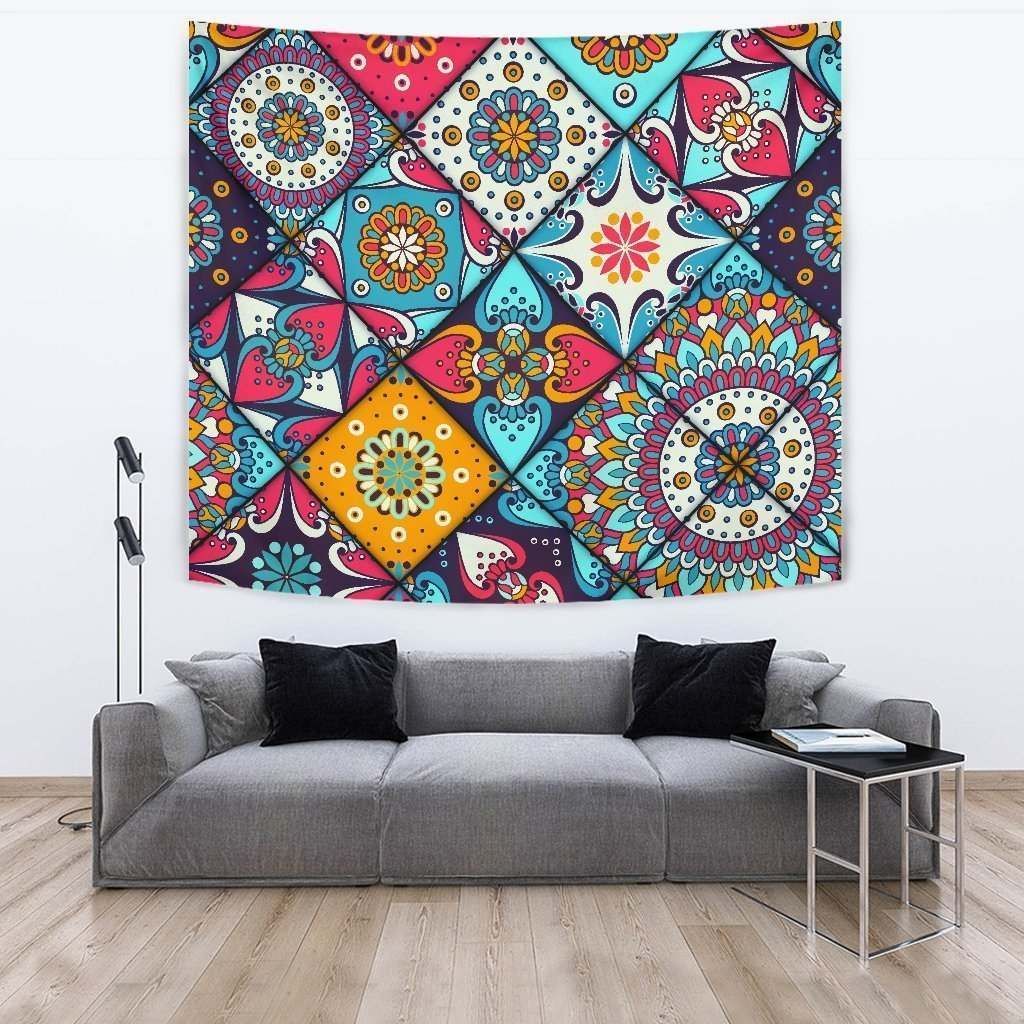 Bohemian Indian Mandala Patchwork CL17100033MDT Tapestry