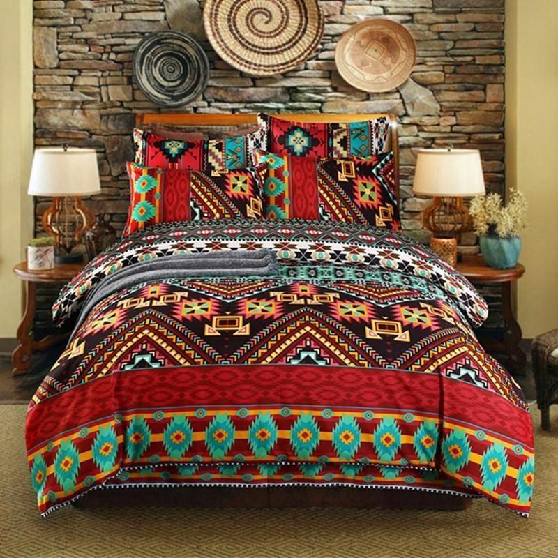 Bohemian Mandala Design Printed Bedding Set
