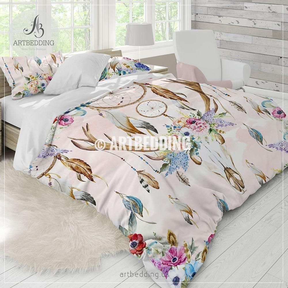 Bohemian Mandala Dreamcatcher Bedding Set