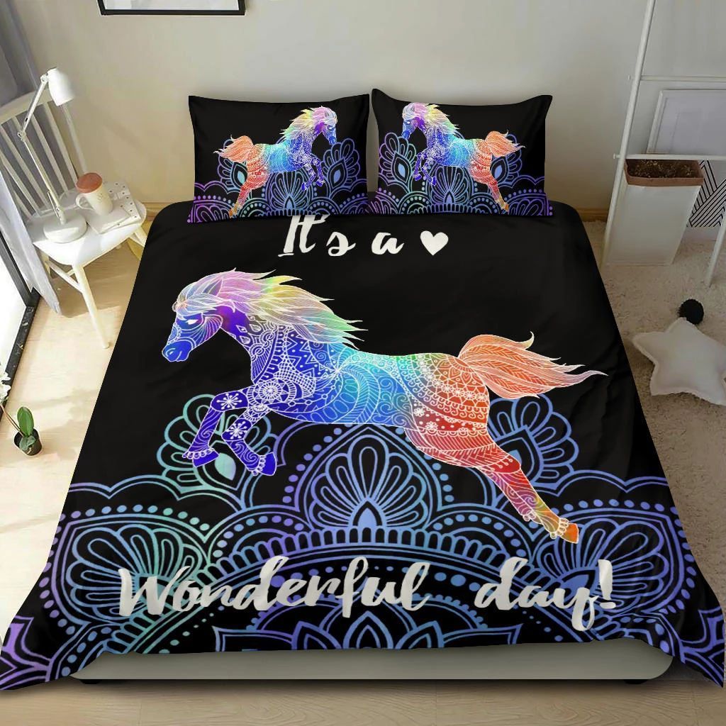 Bohemian Mandala Horse Bedding Set