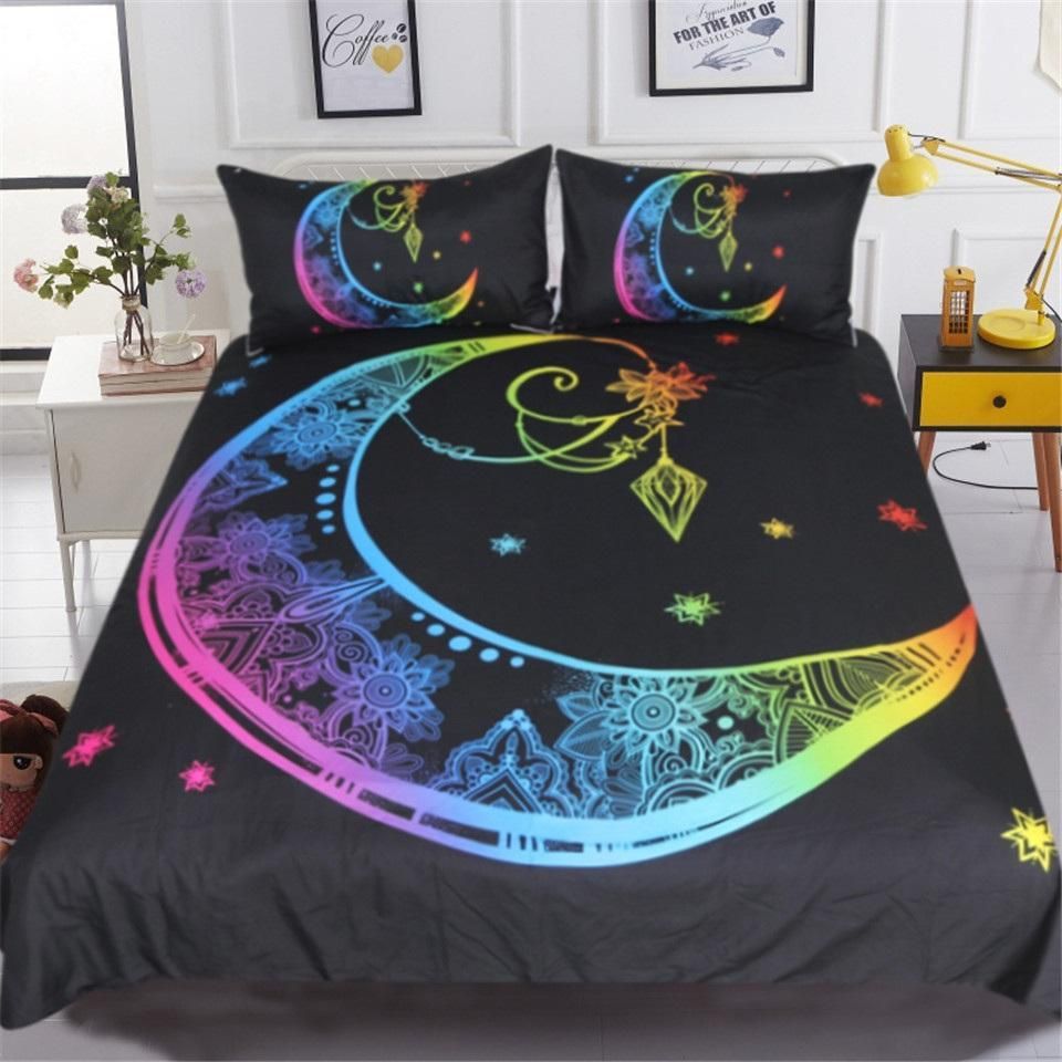 Bohemian Moon Star Bedding Set