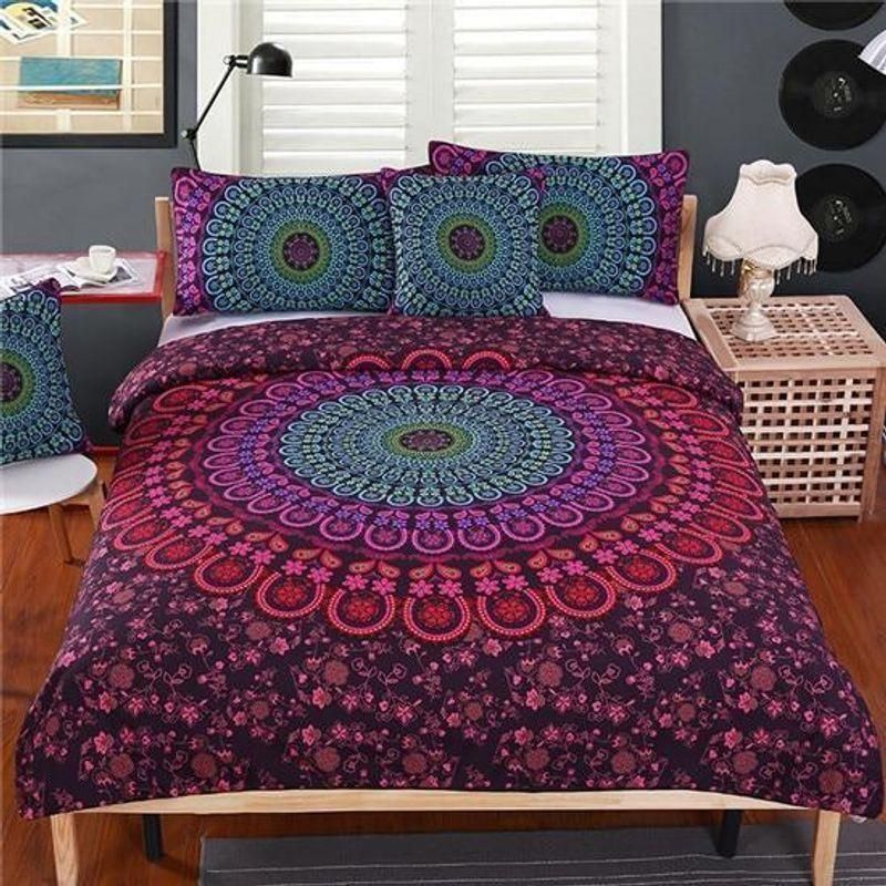 Bohemian Print Mandala Printed Bedding Set