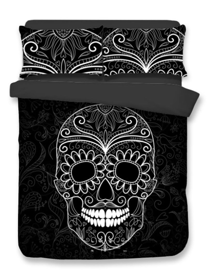 Bohemian Rustic Skull Bedding Set