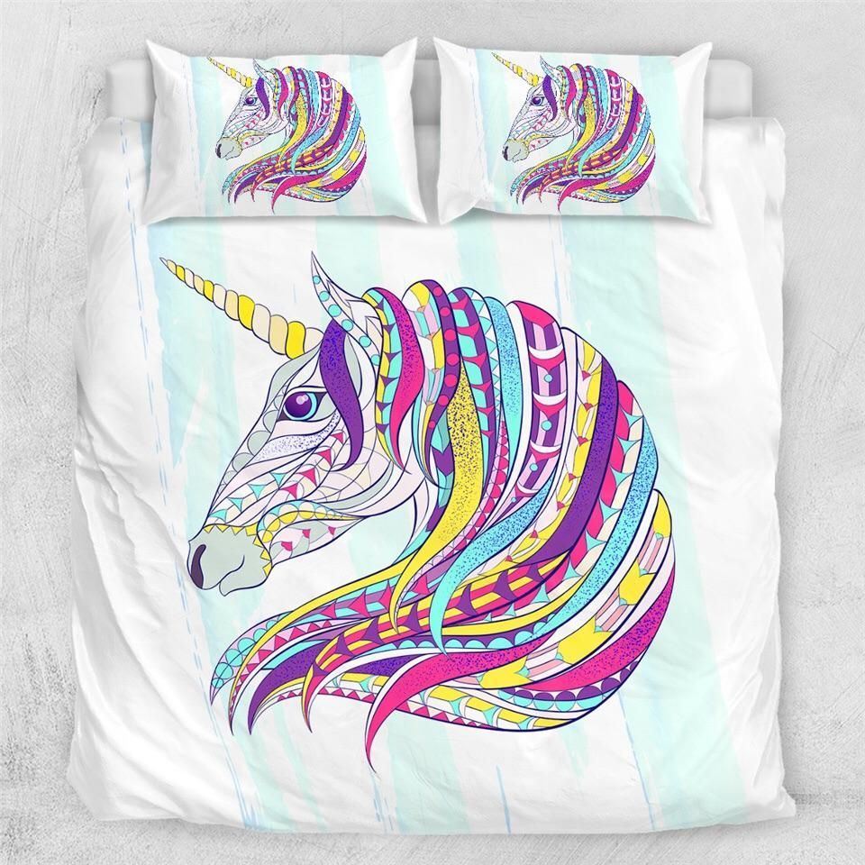 Bohemian Unicorn Bedding Set