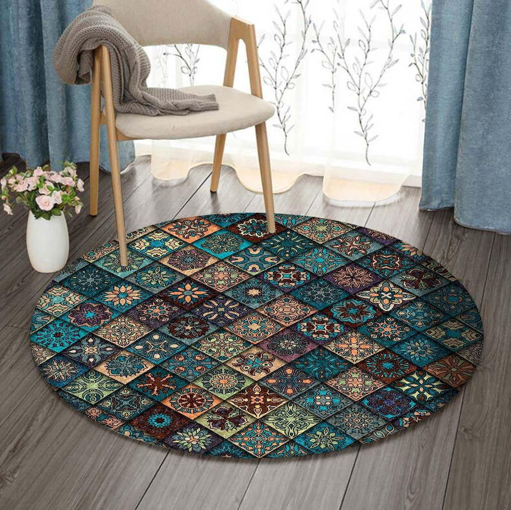 Bohemian Round Carpet