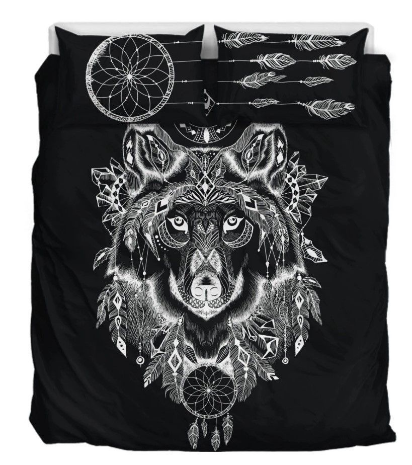 Bohemian Wolf Bedding Set