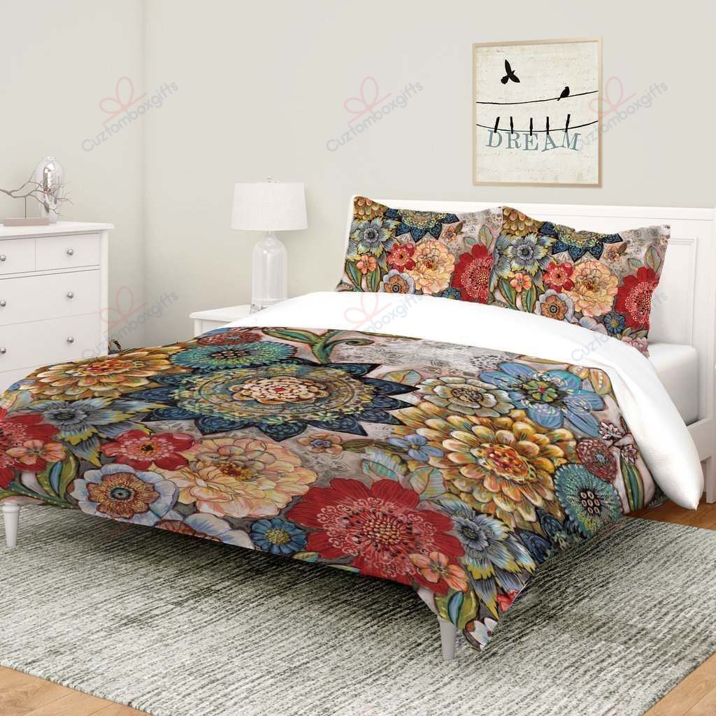Boho Bouquet Bedding Set