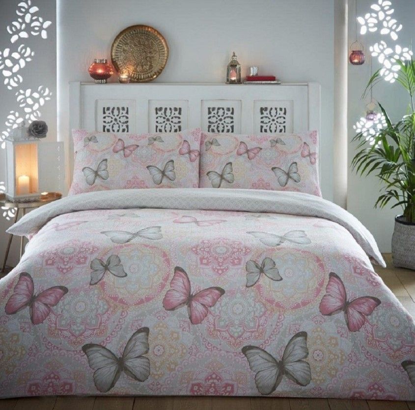 Boho Butterfly Bedding Set