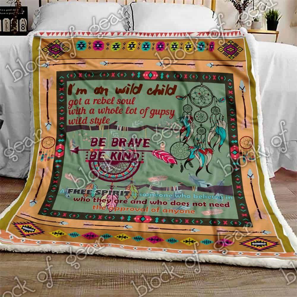 Boho-Chic Fleece Blanket