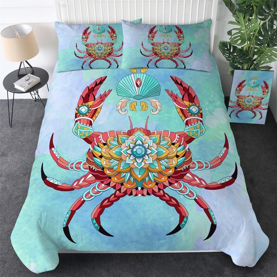 Boho Crab Bedding Set