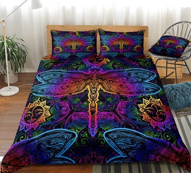 Boho Dragonfly Dreamy Bedding Set