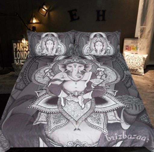 Boho Elephant Bedding Set