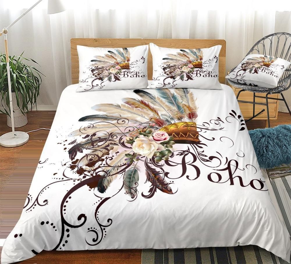 Boho War Bonnet Bedding Set