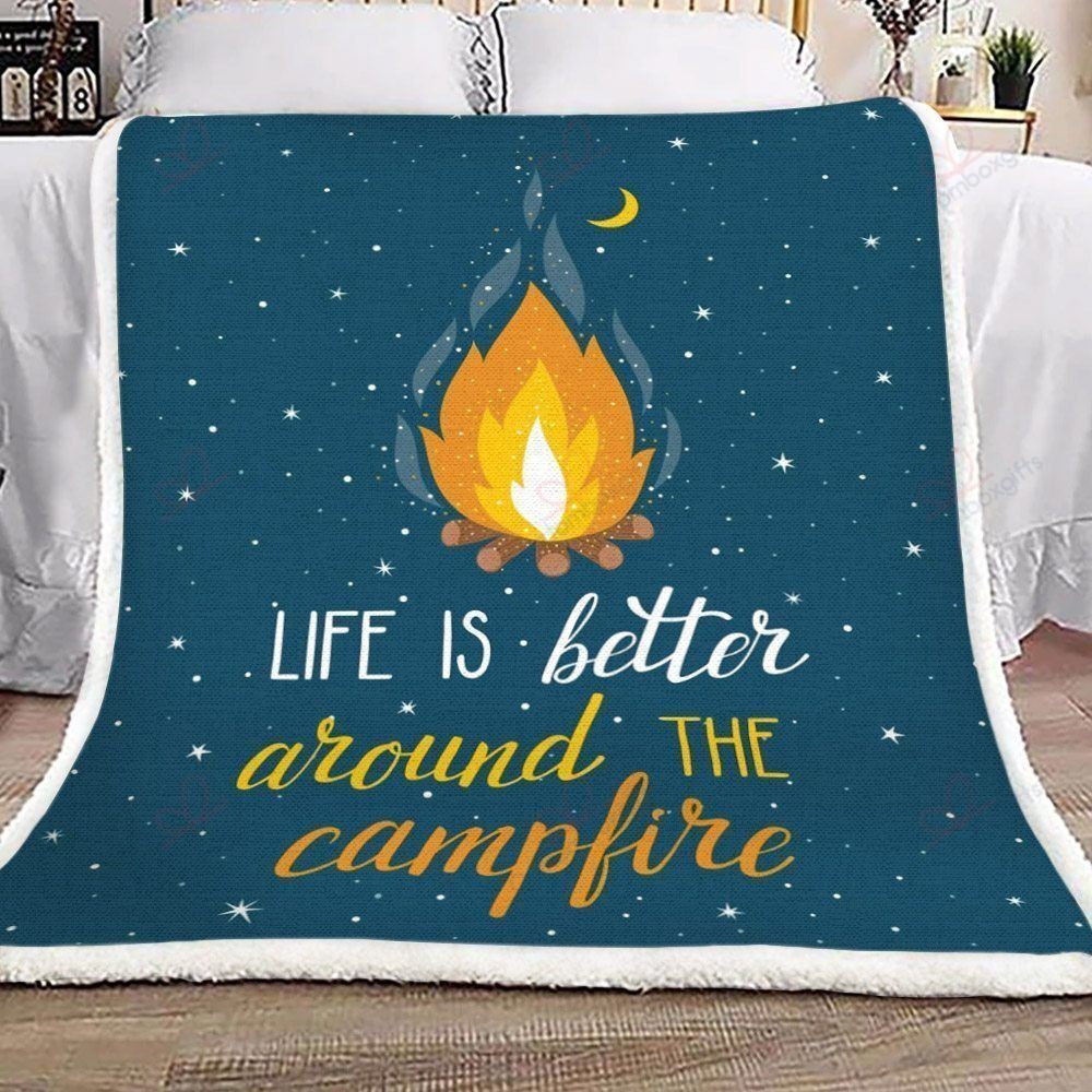 Bonfire Fleece Blanket