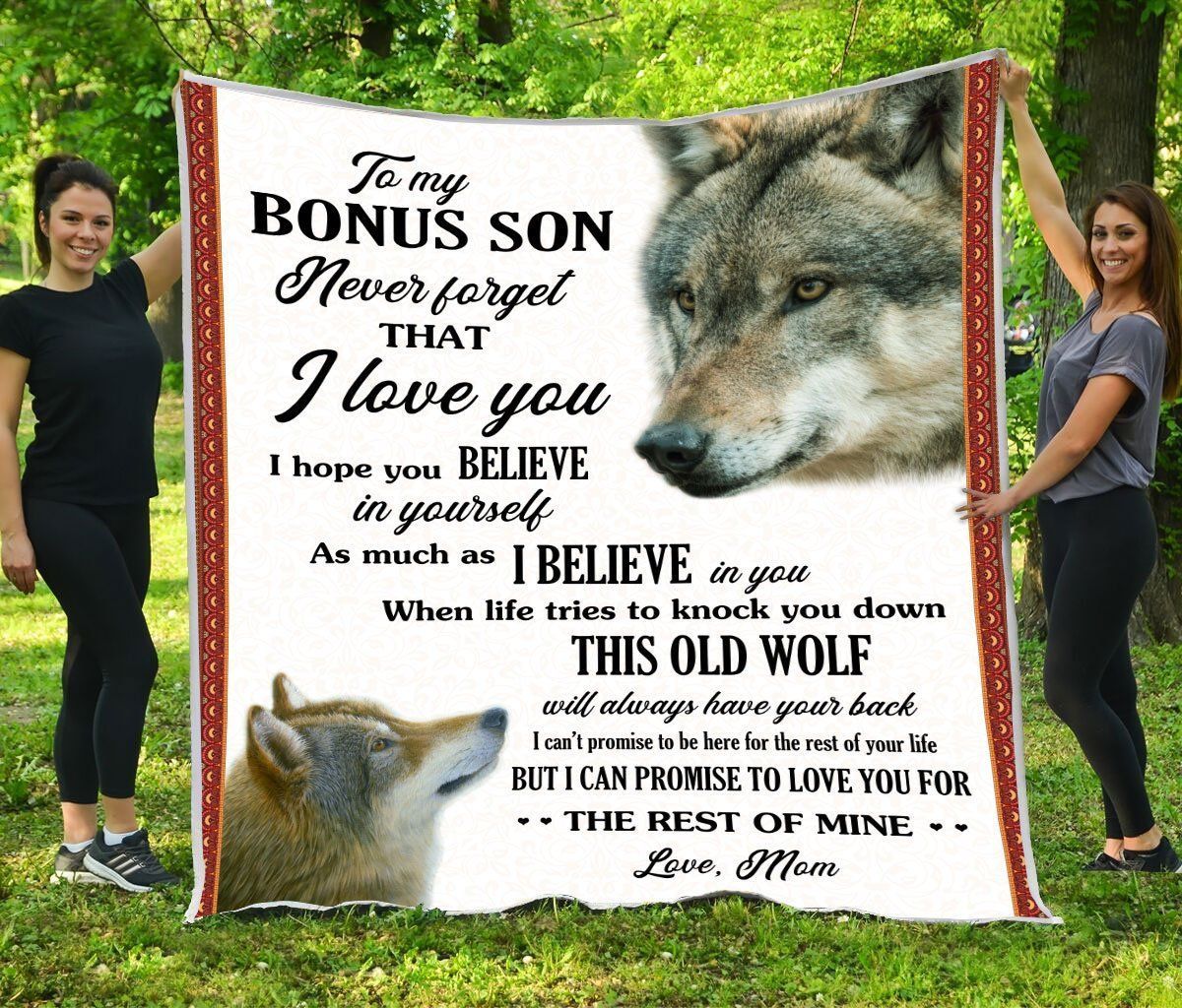 Bonus Son Love You For The Rest Of Mine Sherpa Fleece Blanket