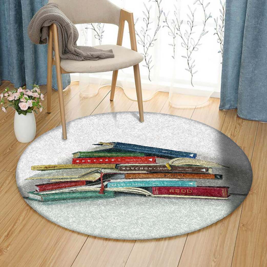 Book Round Carpet