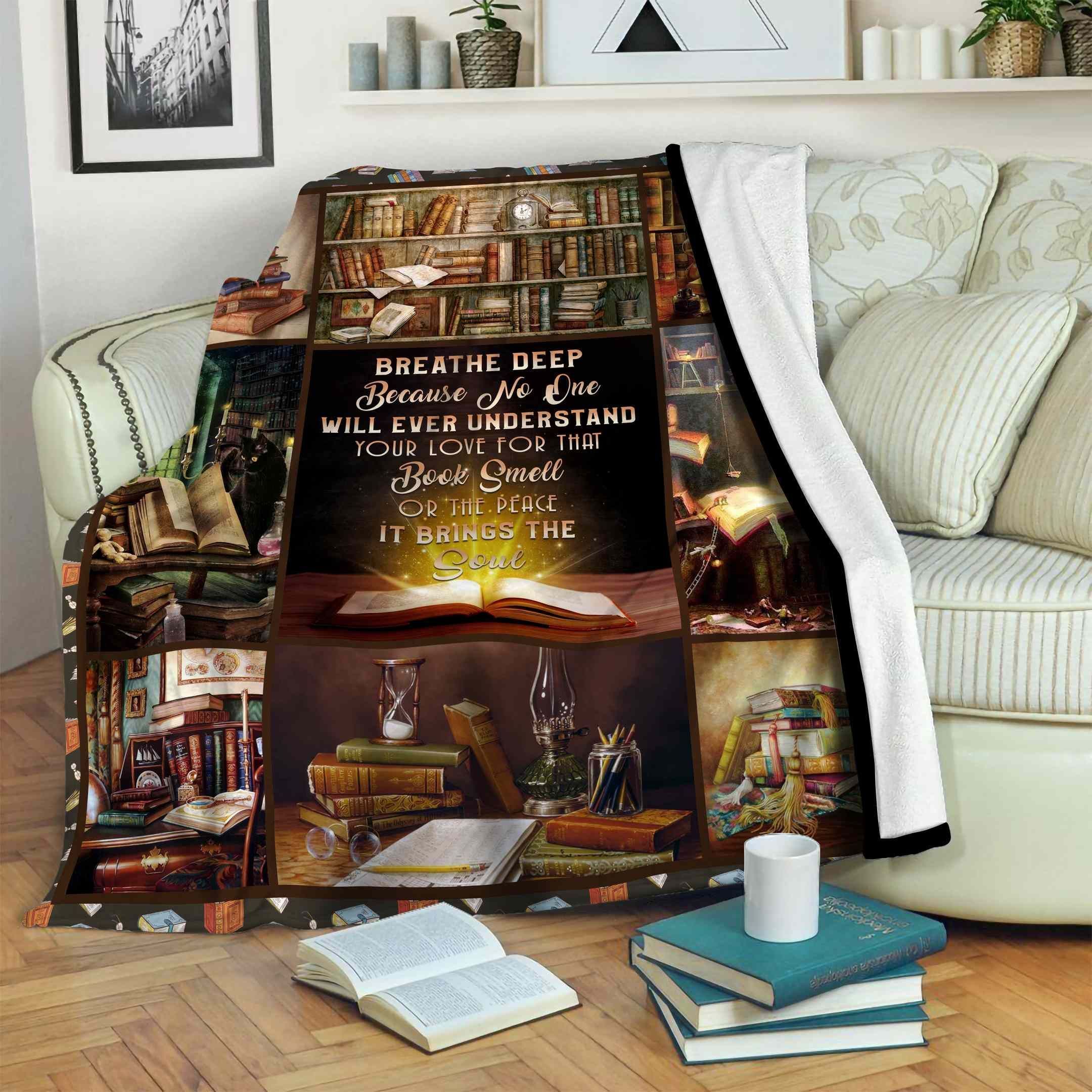 Book Fleece Blanket