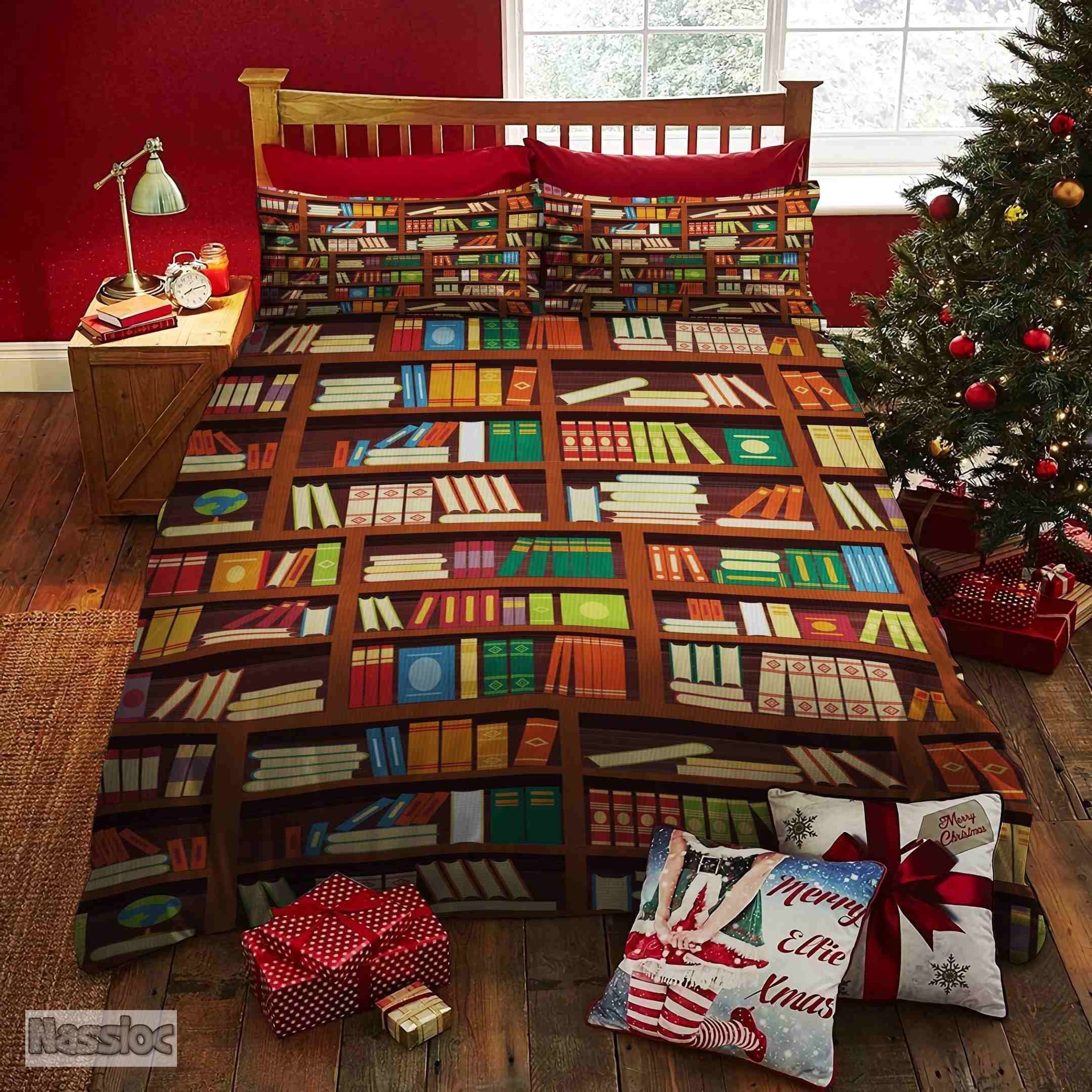 Book Pattern Bedding Set