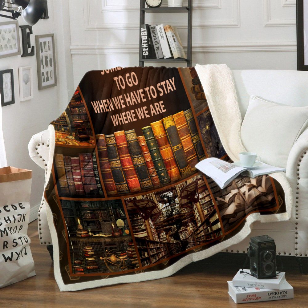 Books Fleece Blanket
