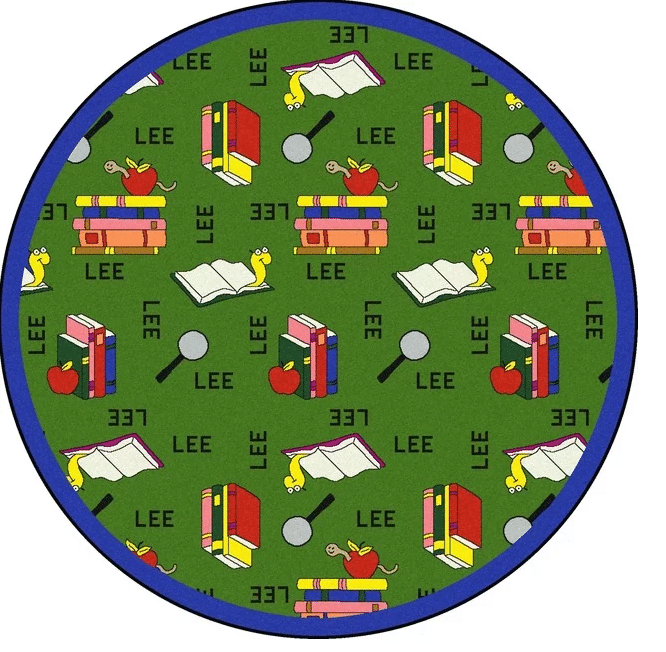 Bookworm Round Carpet
