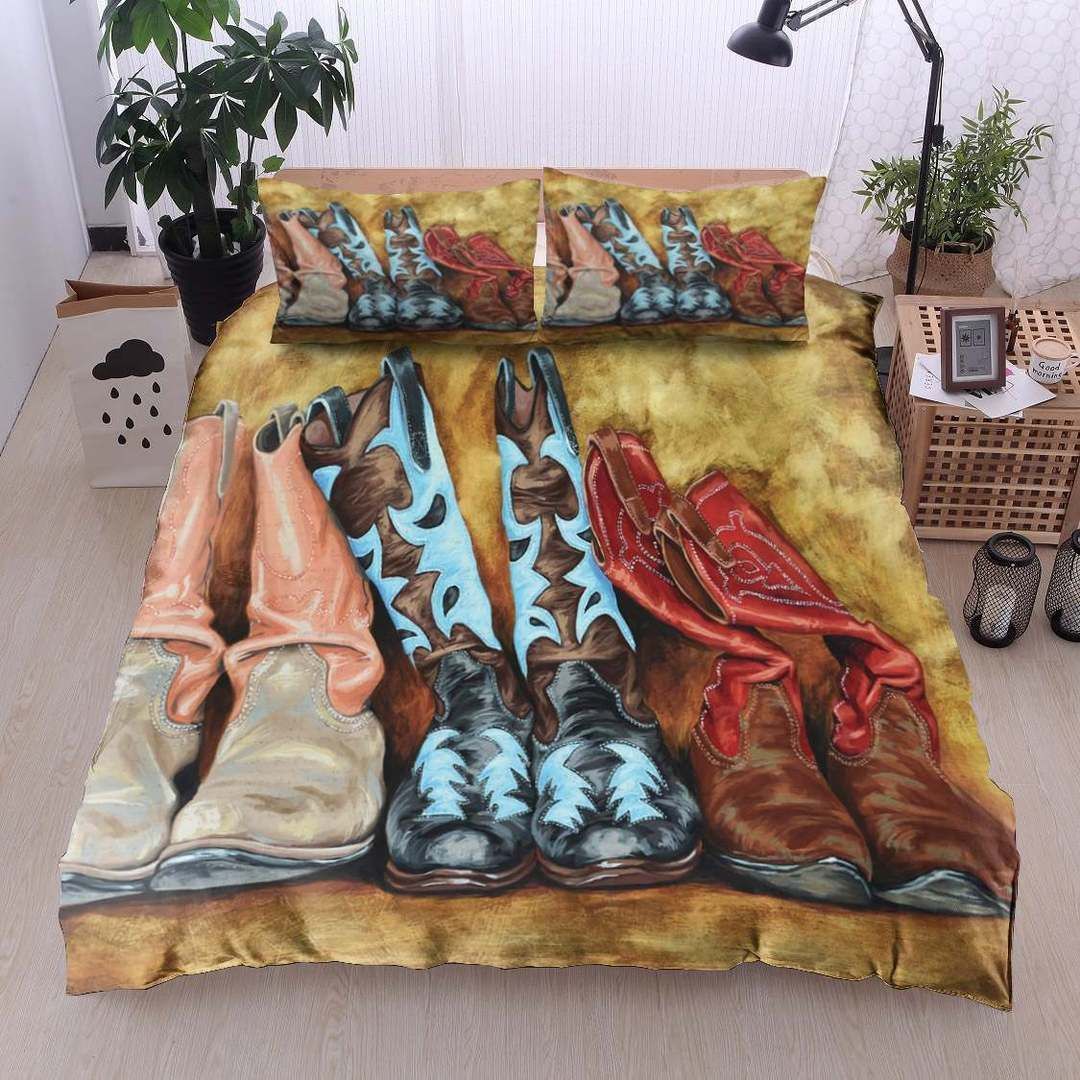 Boots Cowboy Bedding Set
